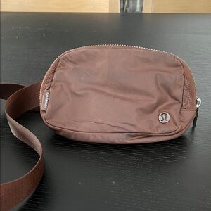 lululemon athletica Chocolate Brown Waist / Crossbody Belt Bag